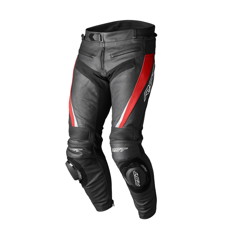 RST SPODNIE SKÓRZANE TRACTECH EVO 5 RED/BLACK/WHIT