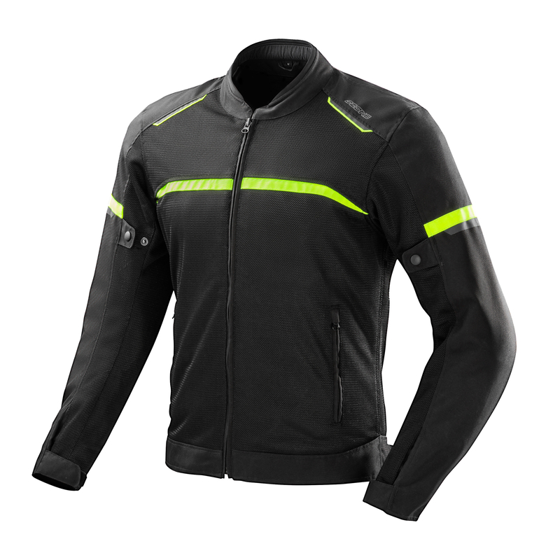OZONE KURTKA TEKSTYLNA NEO AIR BLACK/FLO YELLOW