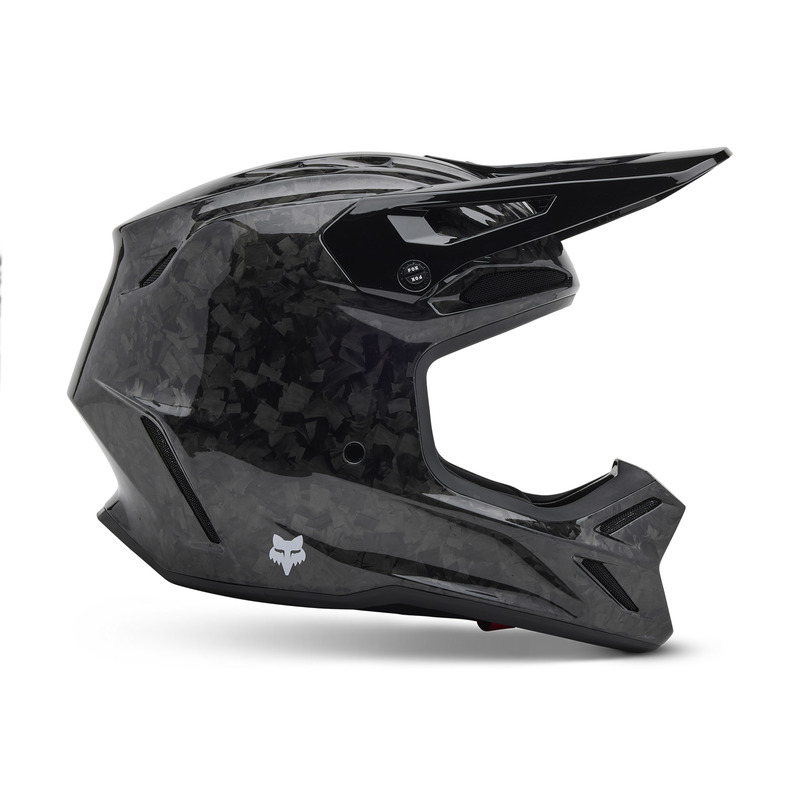 FOX KASK OFF-ROAD V3 RS CARBON SOLID BLACK