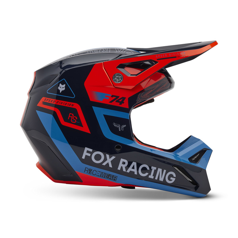 FOX KASK OFF-ROAD V1 RACE SPEC MIDNIGHT