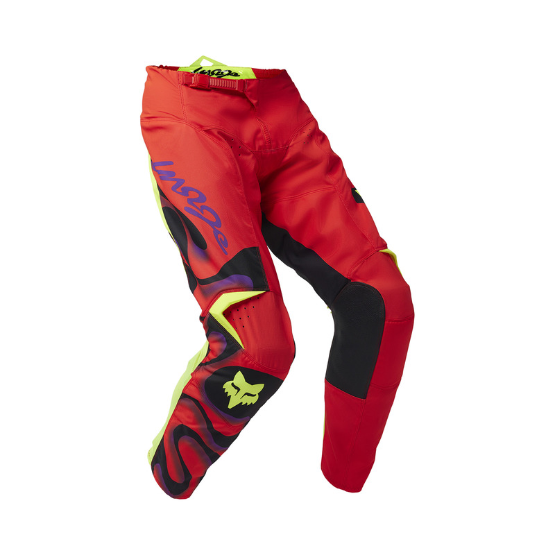 FOX SPODNIE OFF-ROAD 180 EMOTION FLUORESCENT RED