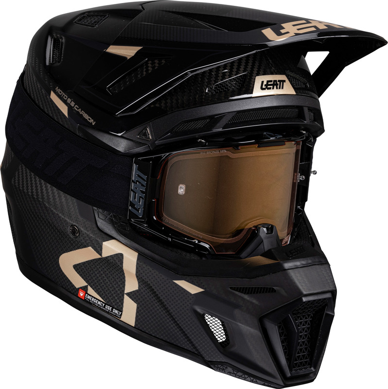 LEATT KASK Z GOGLAMI KIT MOTO 9.5 V25 CARBON