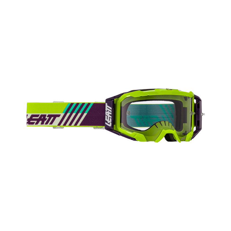 LEATT GOGLE VELOCITY 5.5 CRYZTAL 75 VLT LIME PURPL