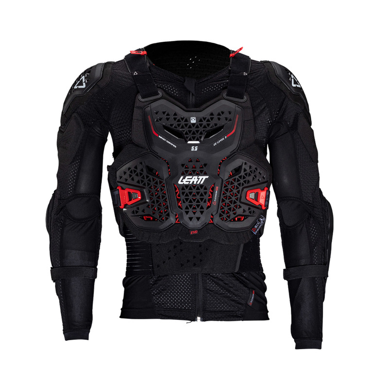 LEATT KOSZULKA Z OCHRANIACZAMI 5.5 EVO BLACK