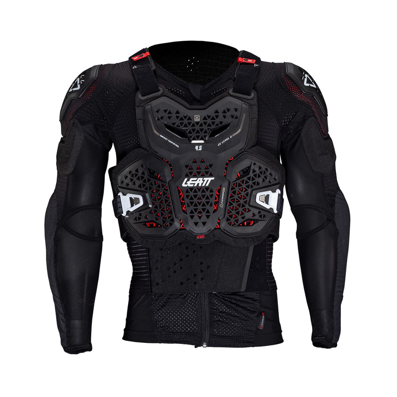 LEATT KOSZULKA Z OCHRANIACZAMI 4.5 EVO BLACK