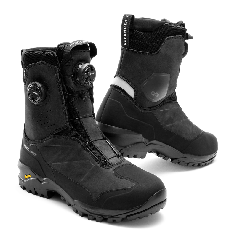 REBELHORN BUTY MOTOCYKLOWE DEFENDER-X BLACK