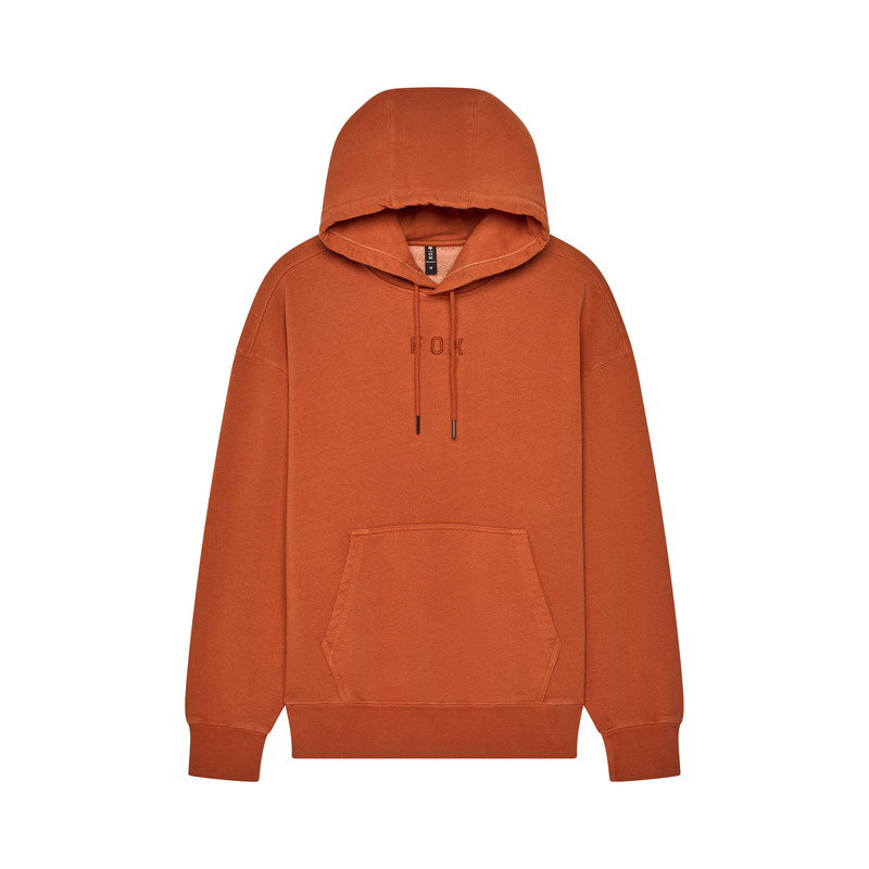 FOX BLUZA Z KAPTUREM WORDMARK OVERSIZED FLEECE
