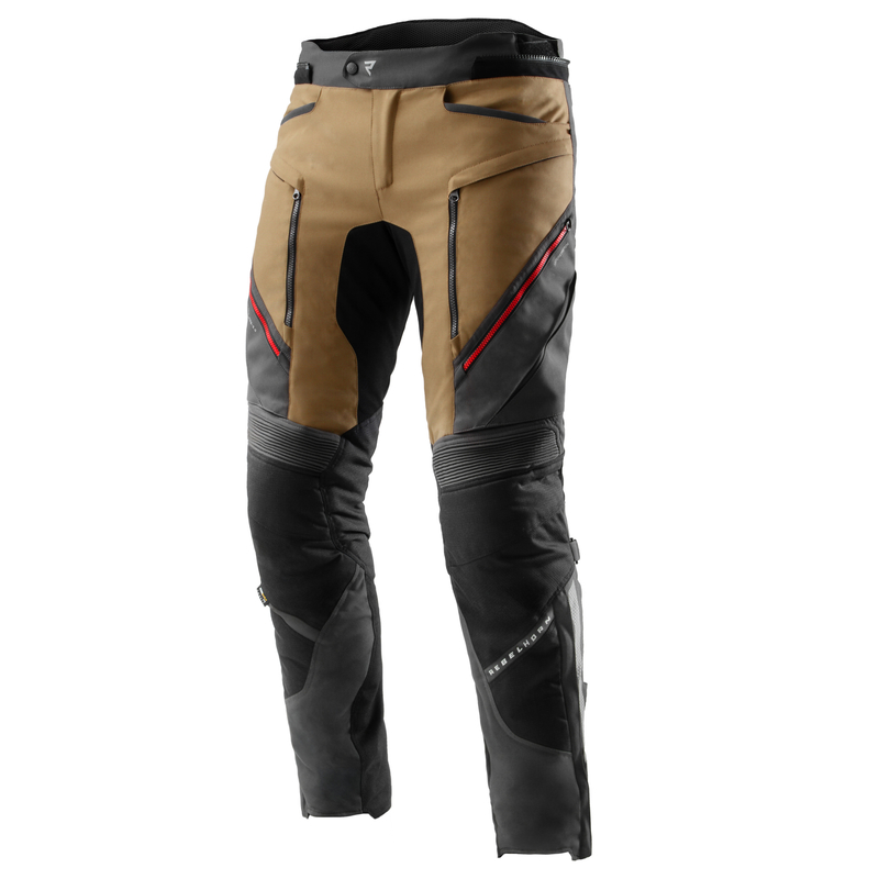 REBELHORN SPODNIE TEKSTYLNE HARDY 3.0 DESER/GR/RE
