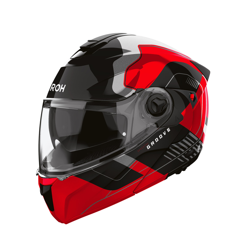 AIROH KASK SYSTEMOWY SPECKTRE GROOVE RED GLOSS