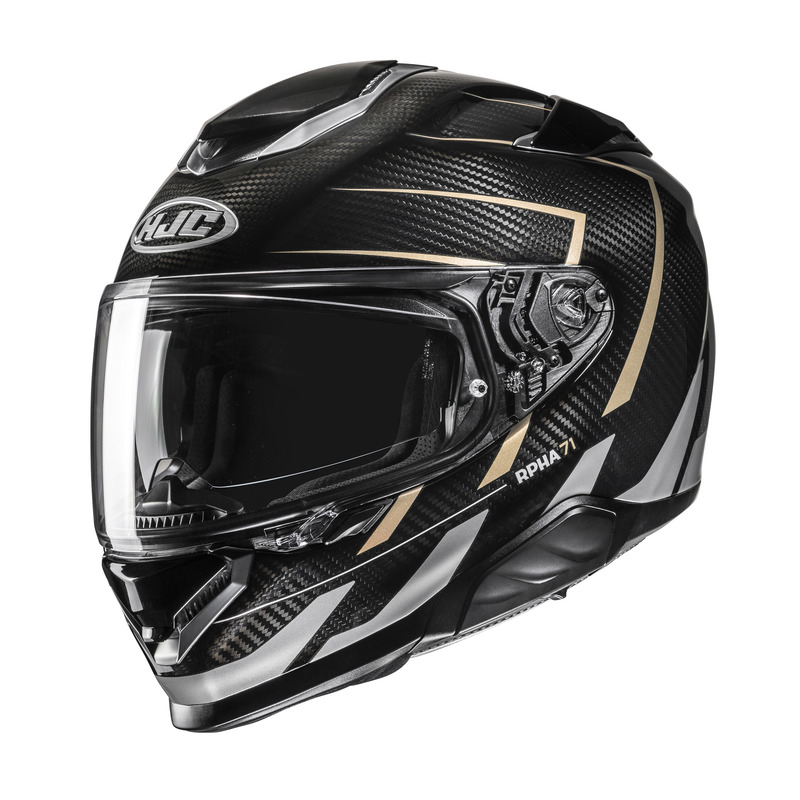 HJC KASK INTEGRALNY RPHA71 CARBON CANO BLACK/GOLD