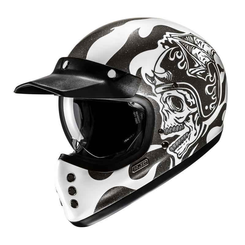 HJC KASK INTEGRALNY V60 FLAME BLACK/WHITE