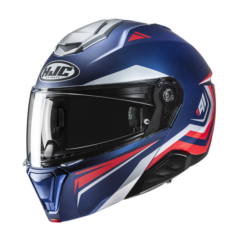 HJC KASK SYSTEMOWY I91 TRICUS BLUE/RED
