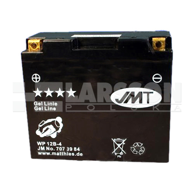 Akumulator żelowy JMT YT12B-BS (WP12B-4) 1100291 Yamaha XVS 650, Ducati GT 1000, Yamaha TDM 850