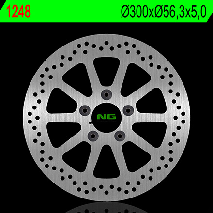 NG1248 TARCZA HAMULCOWA HARLEY DAVIDSON 1200/1450/1584/1690/1800 (300X56,3X5) (5X8,5MM)