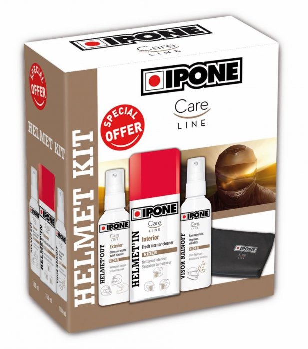 IPONE HELMET KIT - ZESTAW DO PIELĘGNACJI KASKU