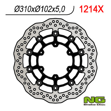 NG1214X TARCZA HAMULCOWA SUZUKI GSXR 600/750/1000