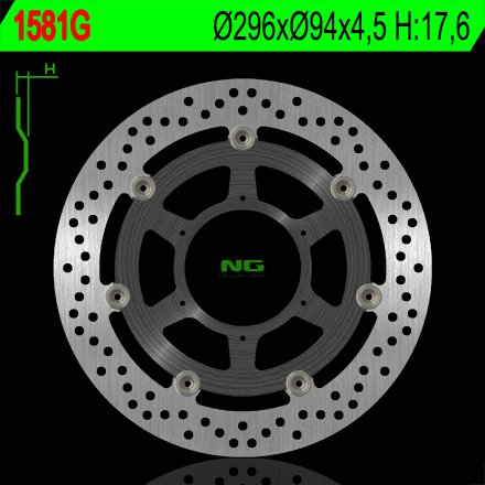 NG1581G TARCZA HAMULCOWA PRZÓD HONDA CBF 600