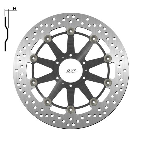 NG1446G TARCZA HAMULCOWA PRZÓD HONDA XL 1000V 99-