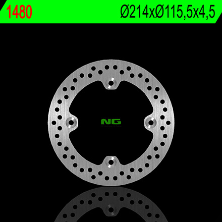 NG1480 TARCZA HAMULCOWA CAN-AM 500/650/800/1000 RENEGATE/OUTLANDER (214X115,5X4,5) (4X8,5MM)