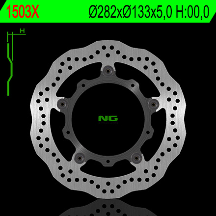 NG1503X TARCZA HAMULCOWA YAMAHA MT-07 14-16, XSR 700 15-17