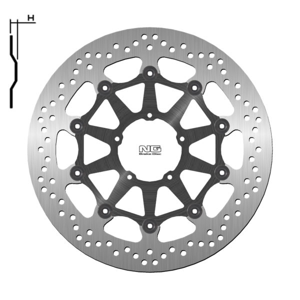 NG1533 TARCZA HAMULCOWA HONDA CBR 250/300R