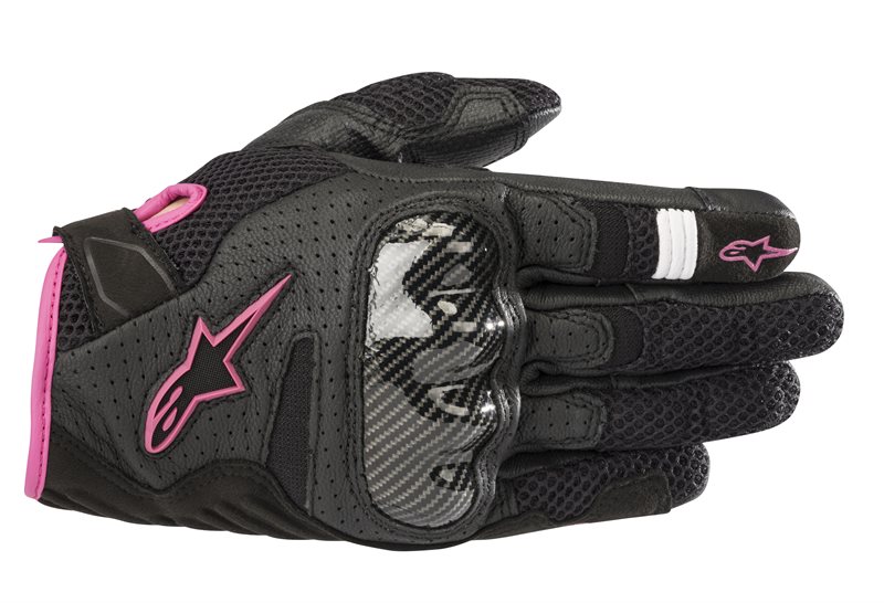 ALPINESTARS Rękawice LADY STELLA SMX-1 V2 cz/fiol