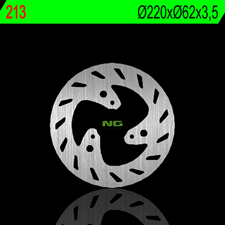 NG213 TARCZA HAMULCOWA HM50 (CRE50) 01-06 (220X62X3,5) (3X10,5MM)