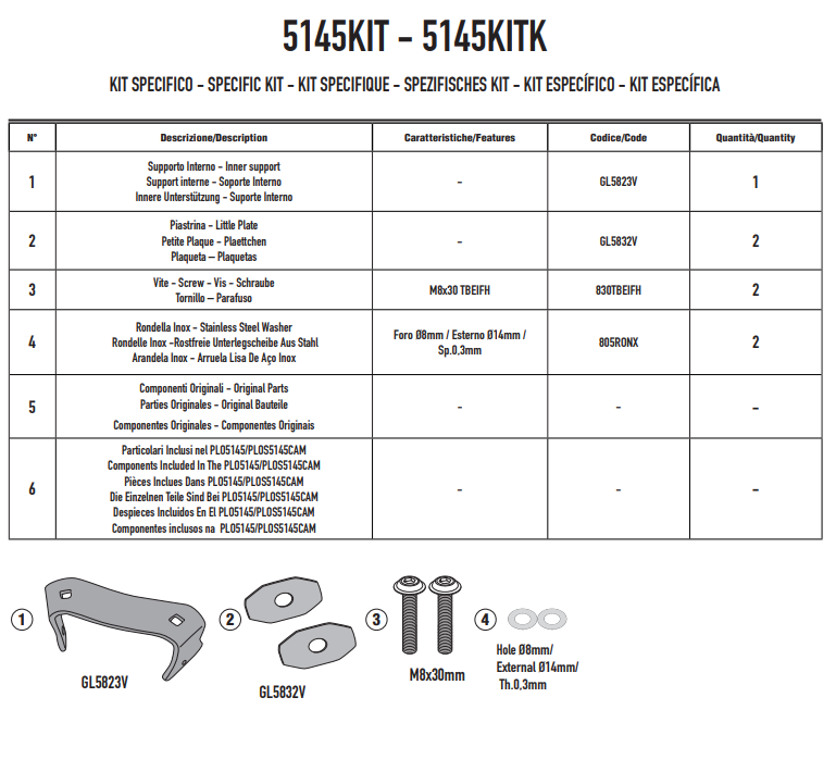 KAPPA KIT MO KLO5145-KLOS5145 BMW F 900 GS '24 5