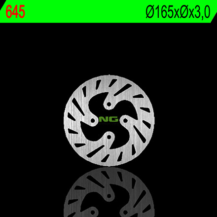 NG645 TARCZA HAMULCOWA BETA REV 3 125/200/250/270 '03-'08 (165X3) (4X10,5MM)