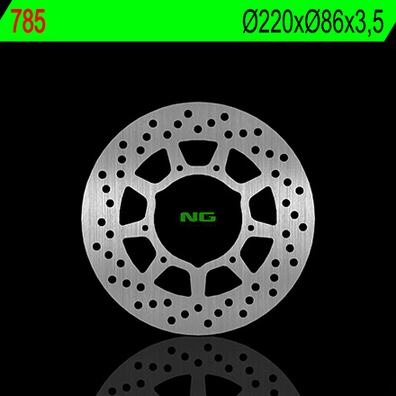 NG785 TARCZA HAMULCOWA YAMAHA TW 125 99-04 (220x86x3,5)