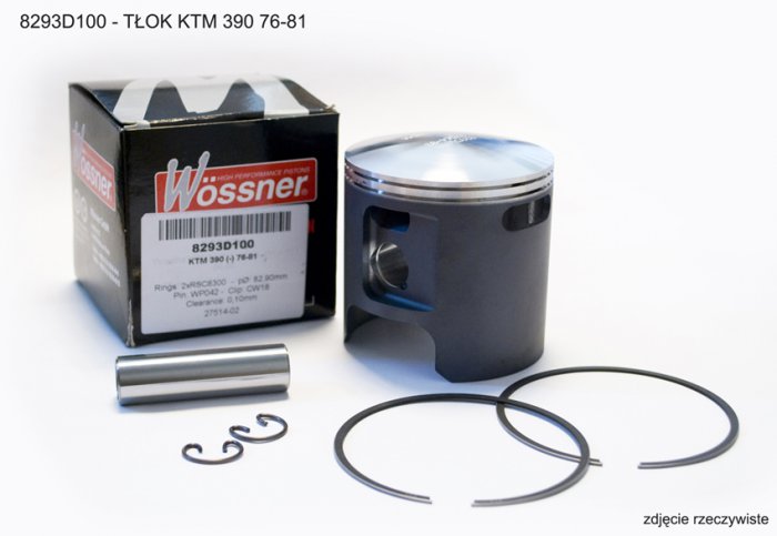 WOSSNER 8293D100 TŁOK KTM 390 76-81 82,90MM=+1,00MM