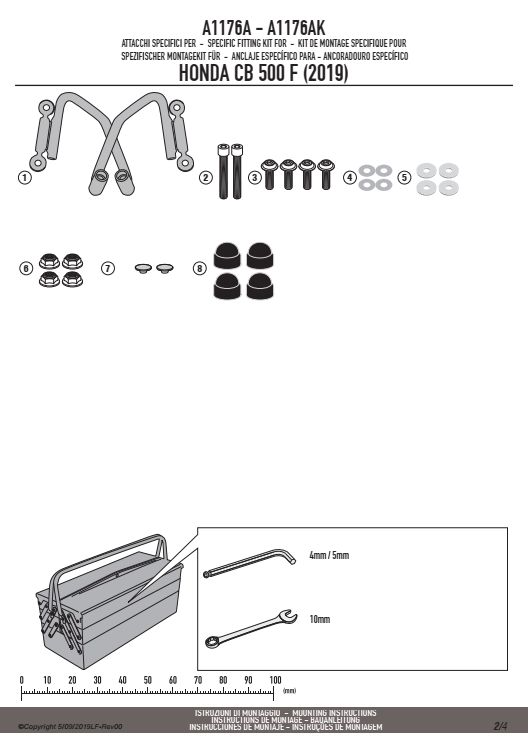 KAPPA A1176AK MOCOWANIE SZYB 1176AK I 1176ABLK HONDA