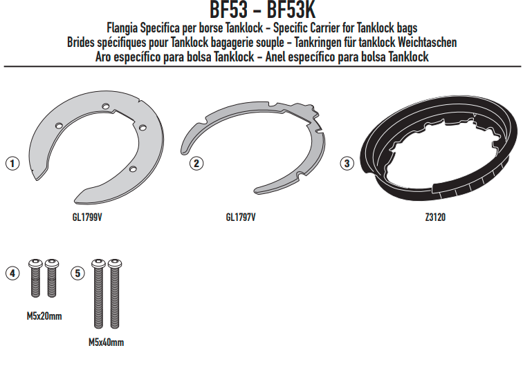 GIVI MOCOWANIE TANKLOCK - HUSQVARNA Svartpilen 701