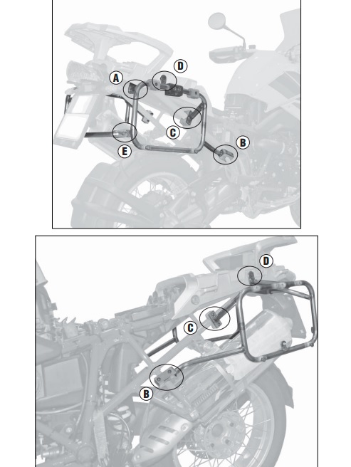 KAPPA KL684CAM STELAŻ KUFRÓW BMW R 1200 GS (04-12)