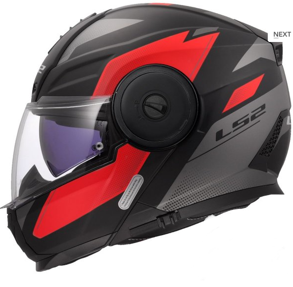 KASK LS2 FF902 SCOPE II DURIA M.BL. RED +PNLCK