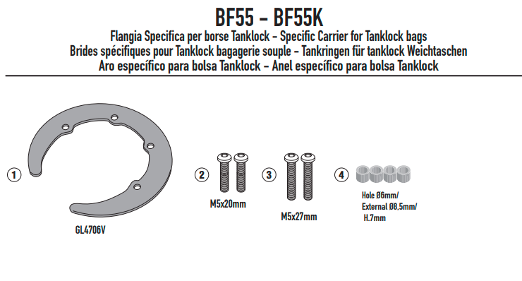GIVI MOCOWANIE TANKLOCK VOGE BRIVIDO 300 R (22)