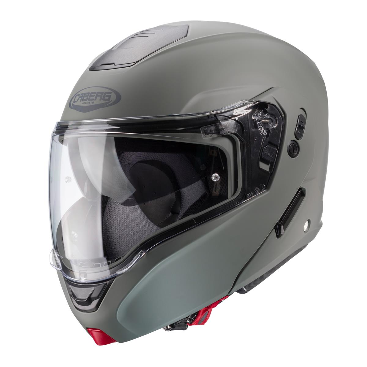 CABERG KASK SZCZĘKOWY FLIP-UP HORUS MATT GREY CAMO