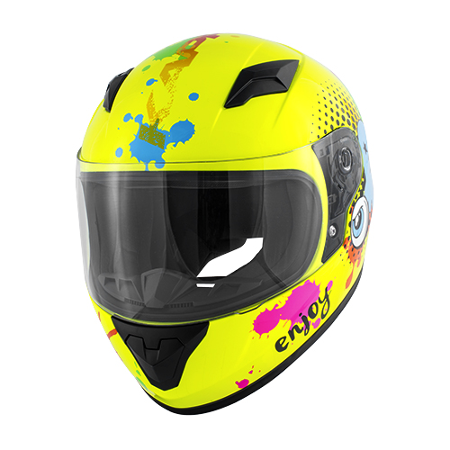 KAPPA HKJ04FG126 KASK J04 JUNIOR INTEGRALNY ŻÓŁTY NEON