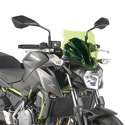 KAPPA KA4117GR SZYBA KAWASAKI Z 650 28 X 33 CM LIME