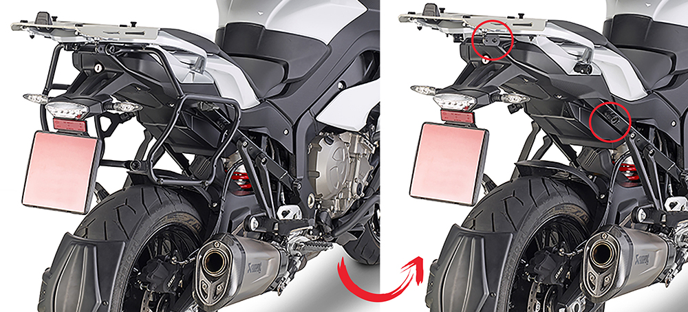 KAPPA KLXR5119 STELAŻ boczny BMW S 1000XR - szybkiego demontażu