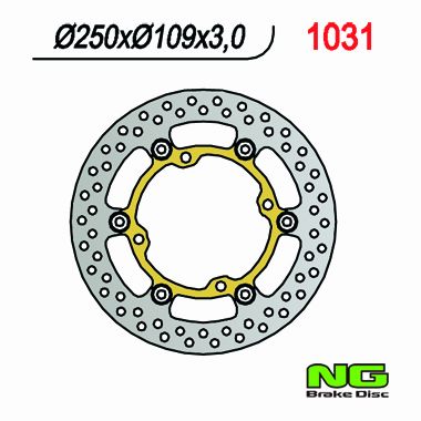 NG1031 TARCZA HAMULCOWA PRZÓD KAWASAKI KXF 250/450
