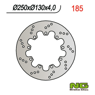 NG185 TARCZA HAMULCOWA PRZÓD KAWASAKI KLR 600 84-9