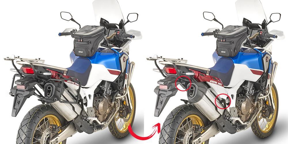 GIVI PLR1161 STELAŻ KUFRÓW BOCZNYCH MONOKEY HONDA CRF1000L