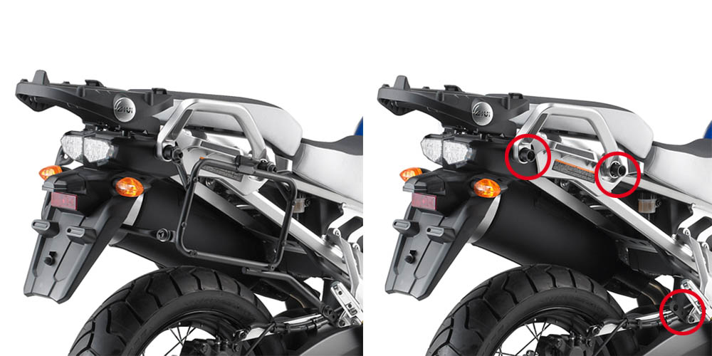 GIVI PLR2119 STELAŻ KUFRÓW BOCZNYCH Super Tenere