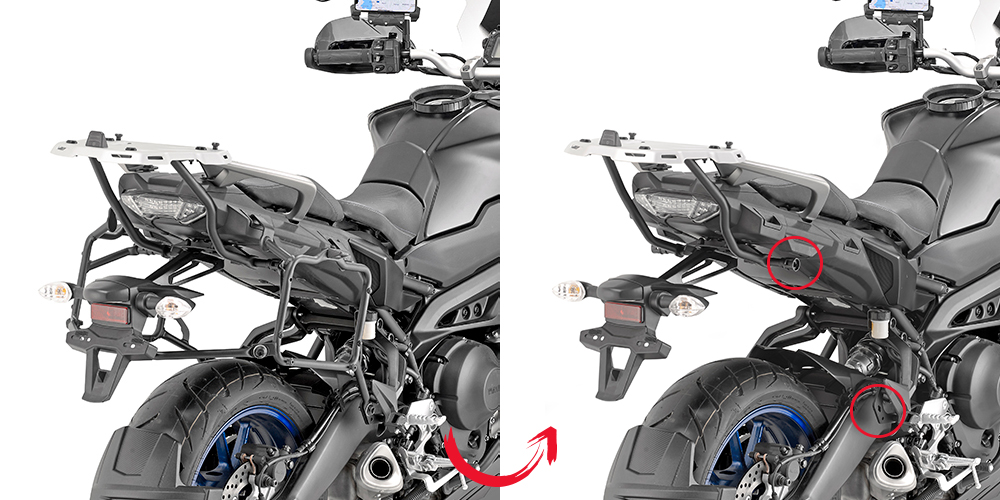 GIVI PLR2139 STELAŻ KUFRÓW BOCZNYCH MONOKEY YAMAHA Tracer