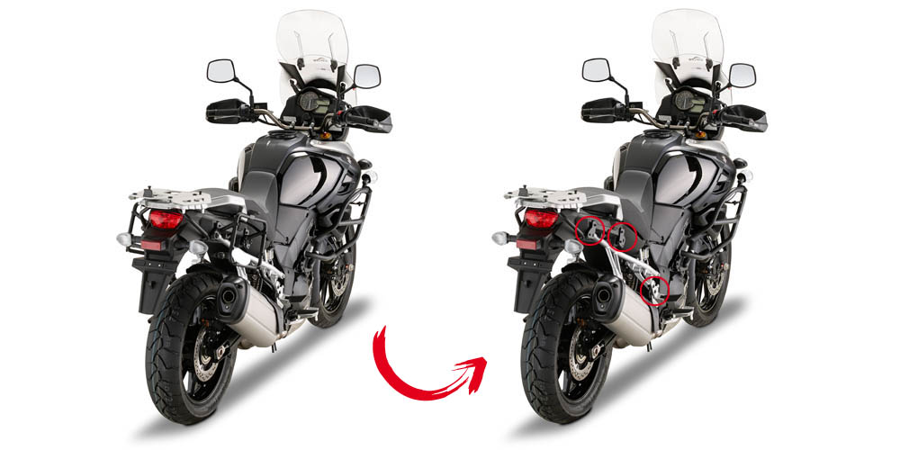 GIVI PLR3105 STELAŻ Boczny SUZUKI DL 1000 V-Strom