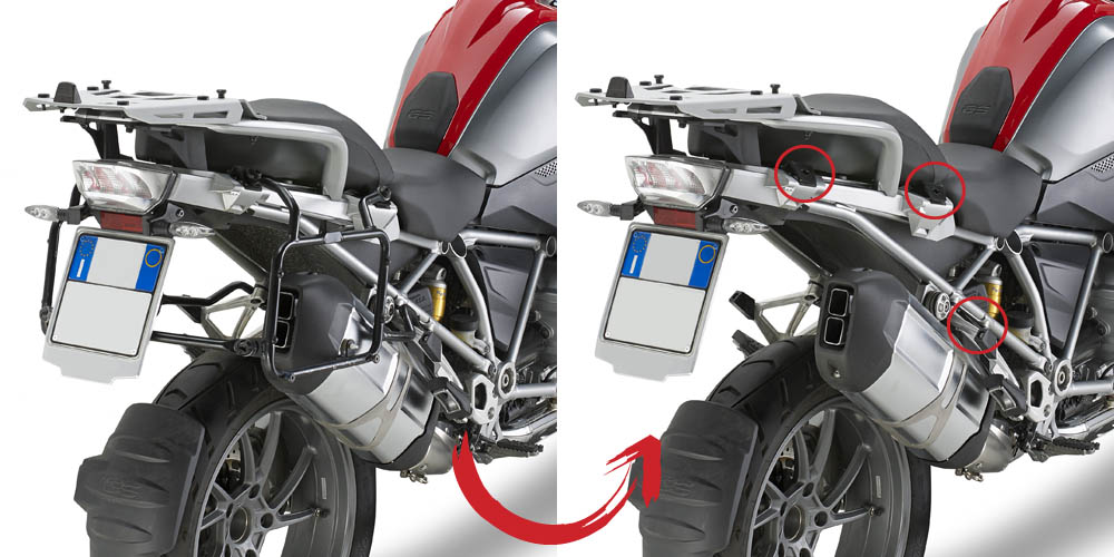 GIVI PLR5108 MOCOWANIE BOCZNE BMW R1200 GS (13-14)