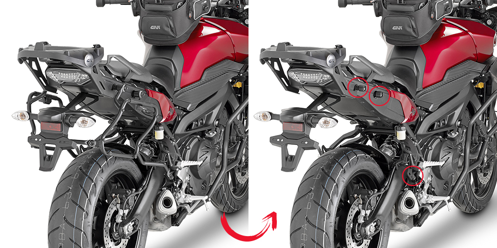 GIVI PLXR2122 V35/K33 YAMAHA MT-09 TRACER