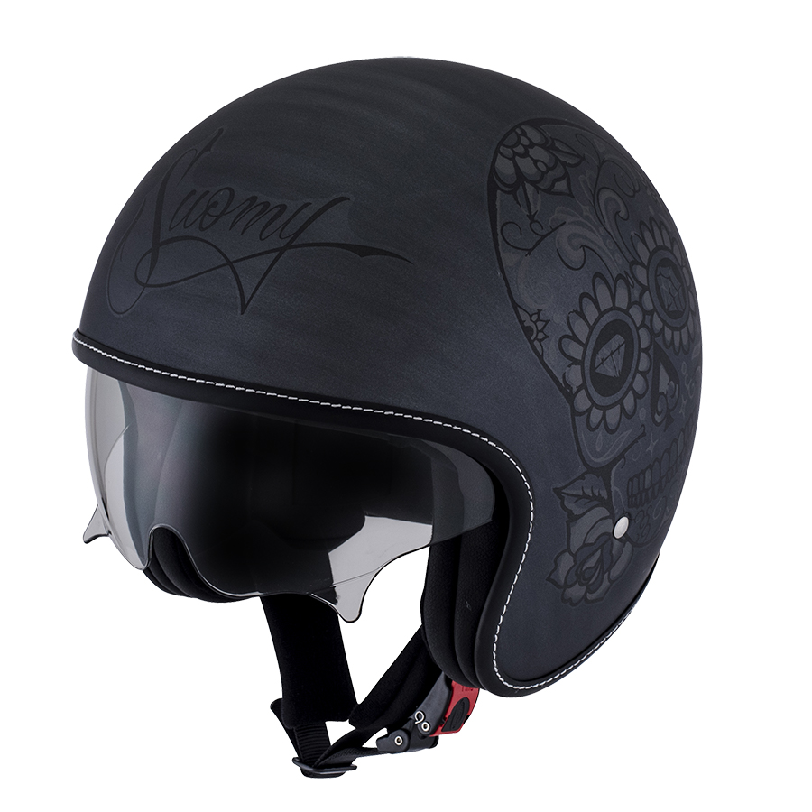Kask SUOMY ROKK calavera GREY SCRATCH