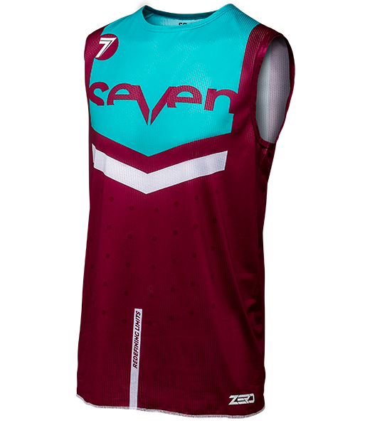 KOSZULKA SEVEN ZERO FLITE MAROON/AQUALITE 2018